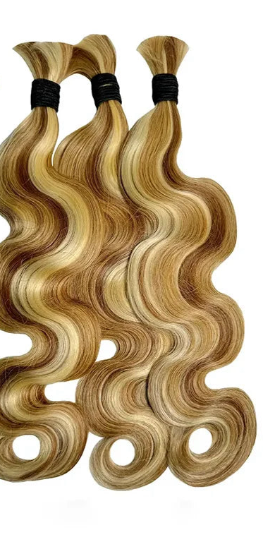 Honey Blonde Highlight Human Hair Body Wave