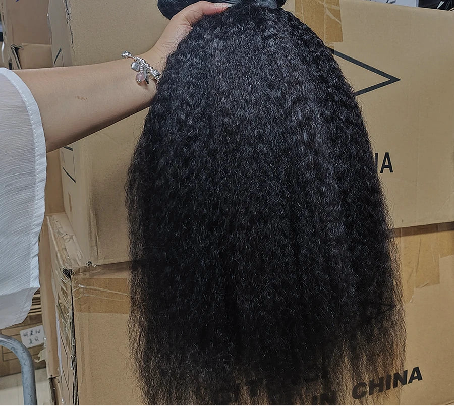 Kinky Straight Human Hair Bundles