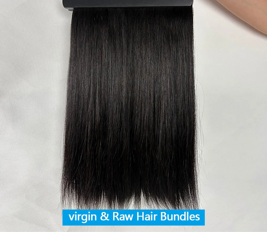 Human Hair Straight black Bundles