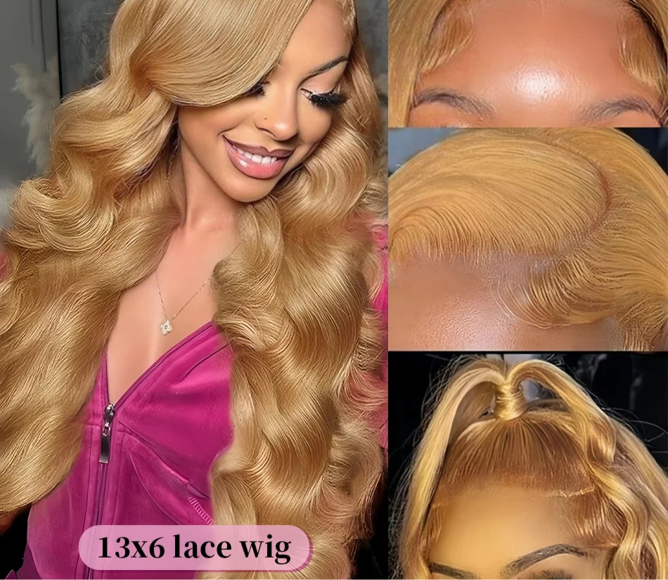 Honey Blonde Body Wave Human