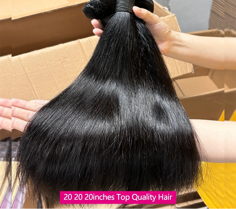 Human Hair Bundles with A 2x6 Deep Kim HD Lace Closure