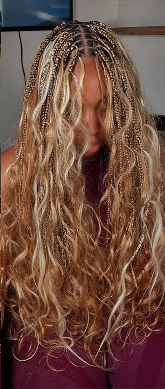 Honey Blonde Highlight Human Hair Body Wave
