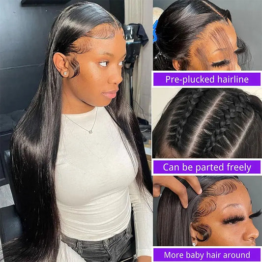 Human Hair Straight Frontal Human Hair
