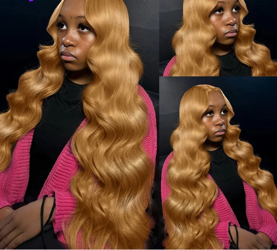 Honey Blonde Body Wave Human
