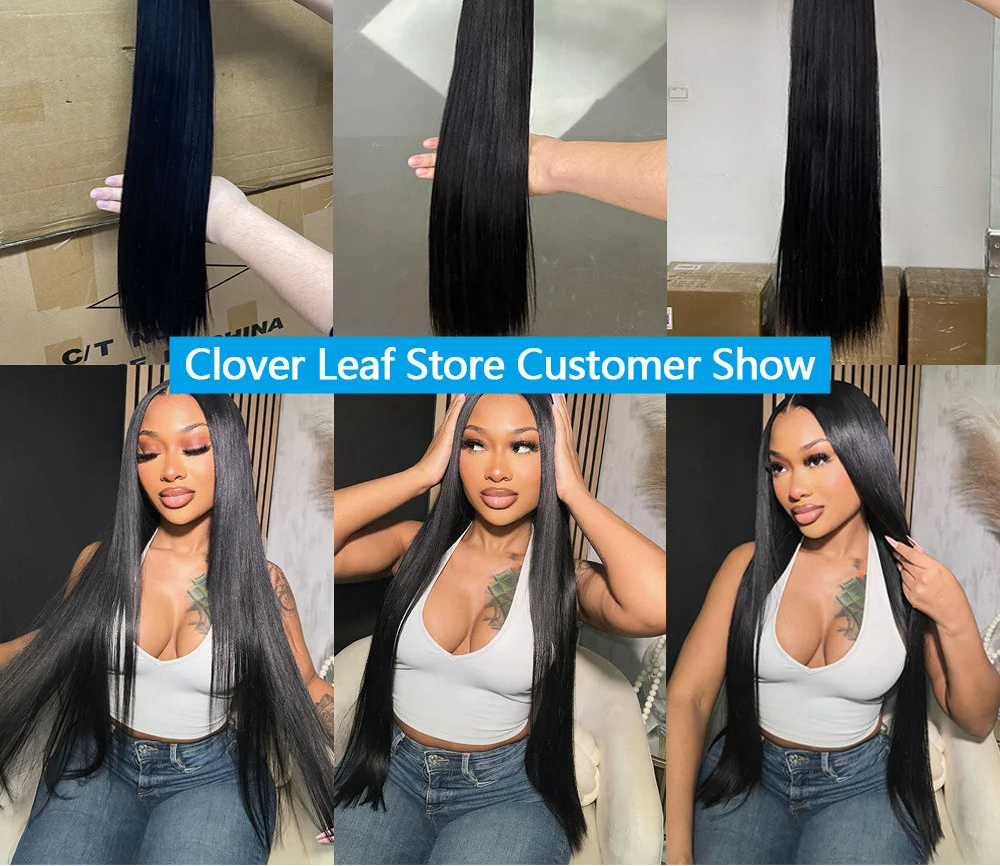 Human Hair Straight black Bundles