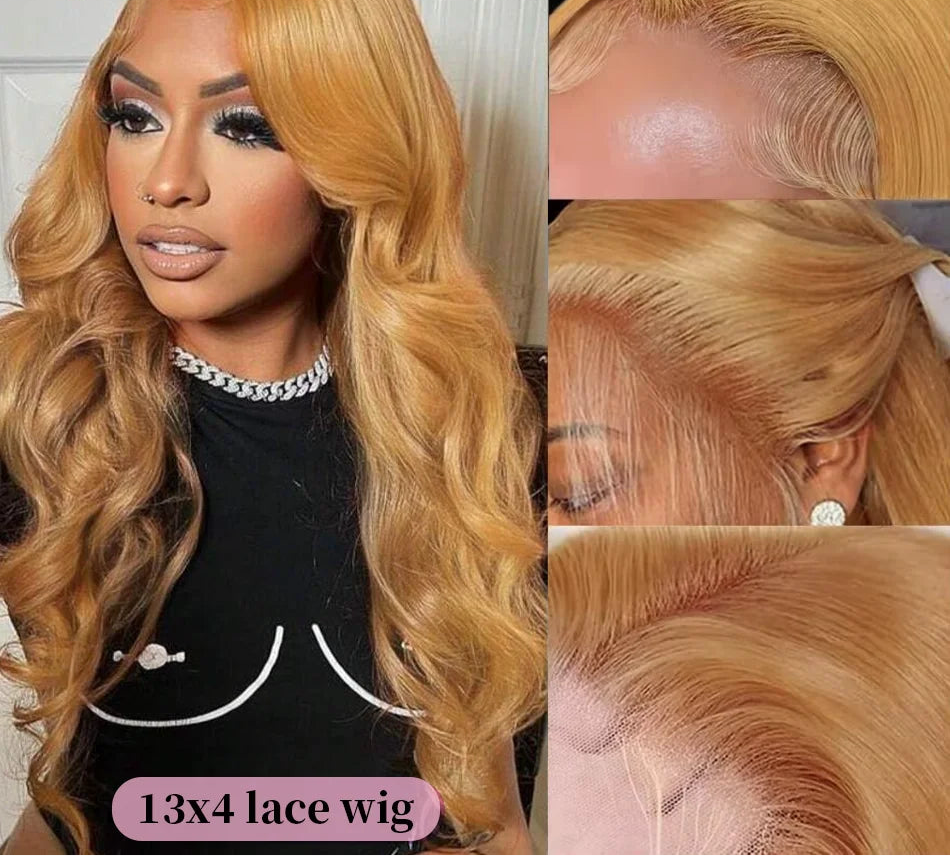 Honey Blonde Body Wave Human