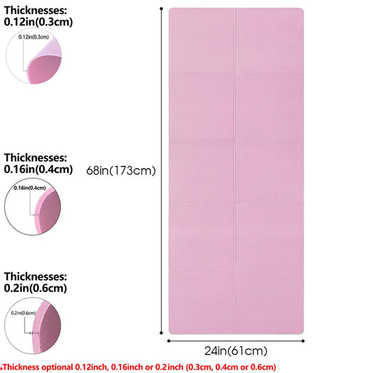 Yoga Mat Pilates Fitness Mat 3/4/6mm