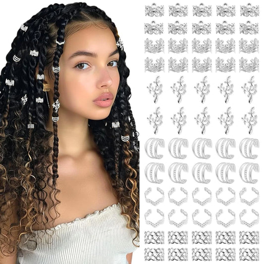 Jewelry for Braids Gold Clips