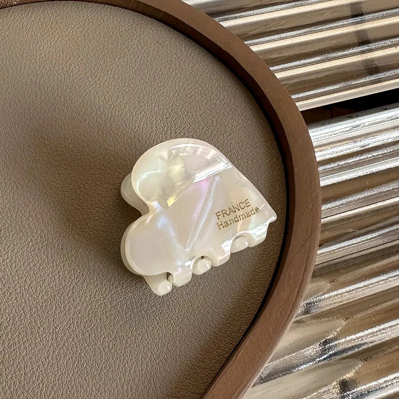 Colorful Small Heart-Shaped Hair Clip