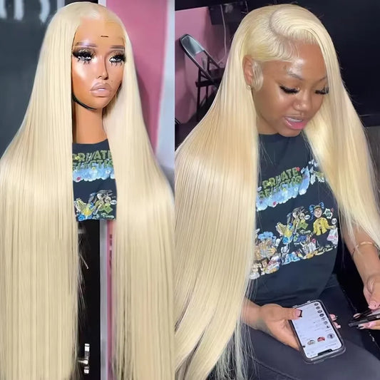 HD Transparent Honey Blonde Wig