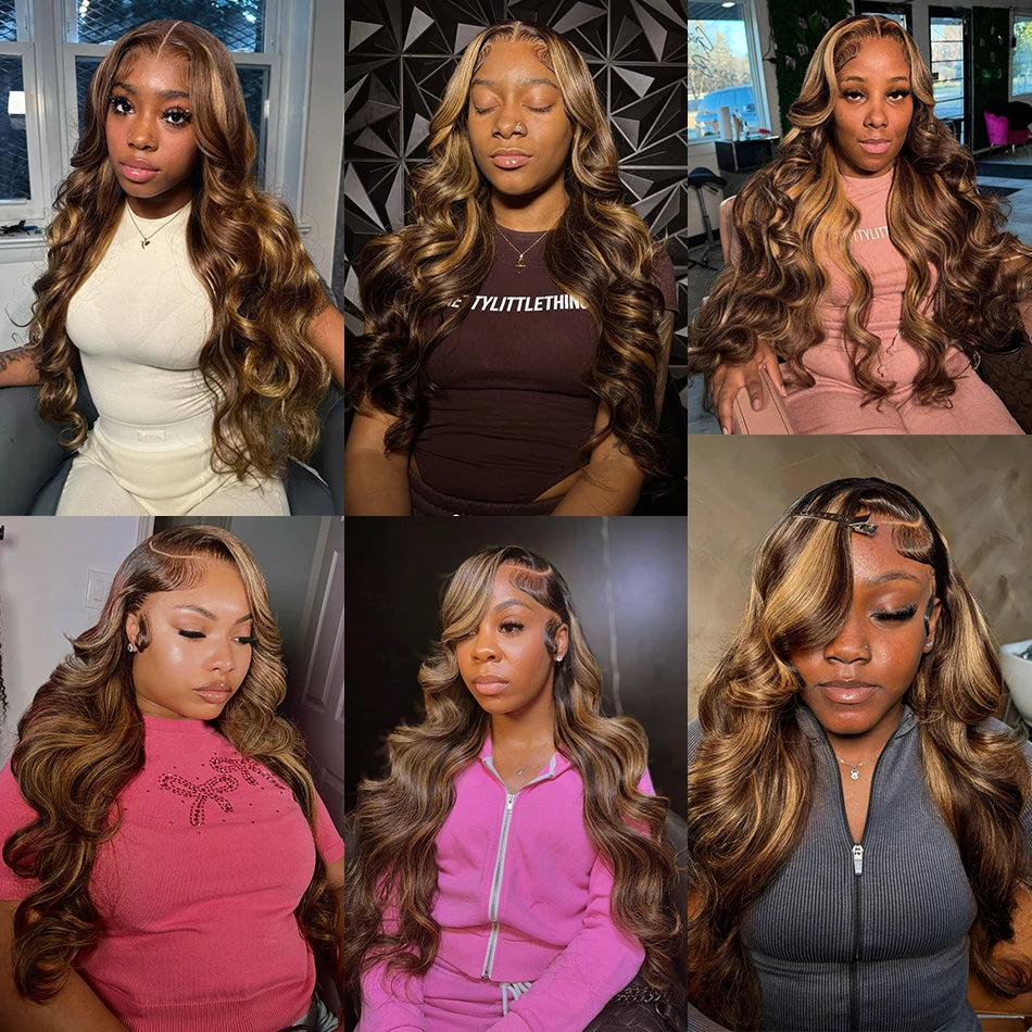 Highlight Honey Blonde Body Wave