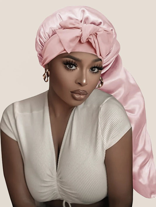 Extra Large Long Sleep Bonnet Satin