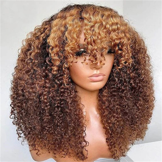 Soft Ombre Blond 26 Inch Kinky Curly