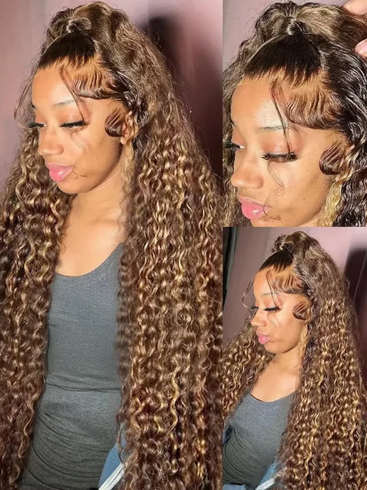 Highlight Ombre Deep Wave Human Hair