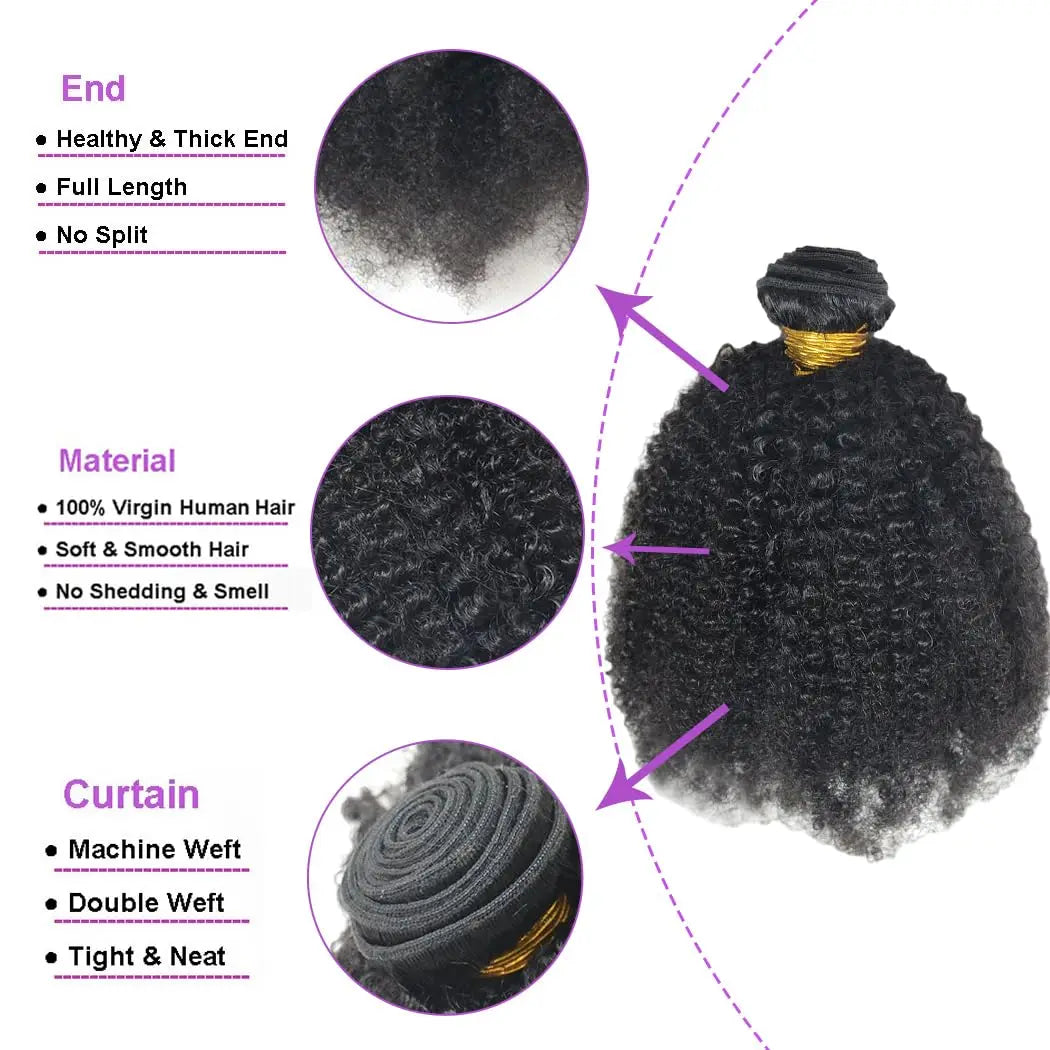 Afro Kinky Curly Bundles