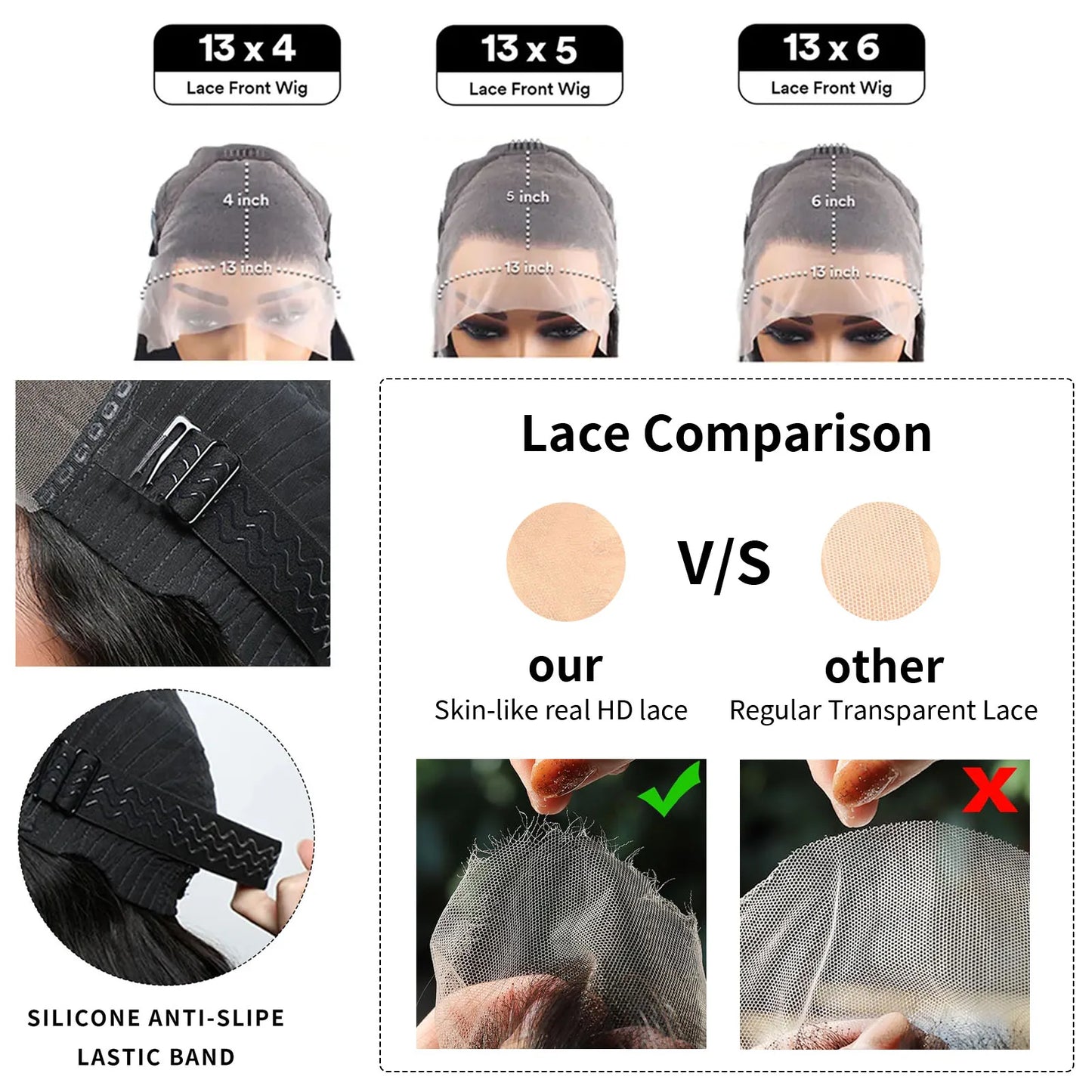 Frontal Water Deep Wave Human Hair