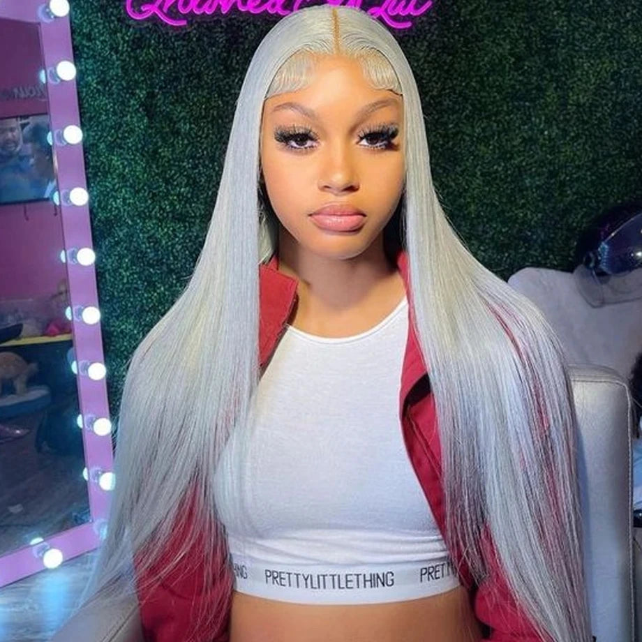 Silver Gray Straight
