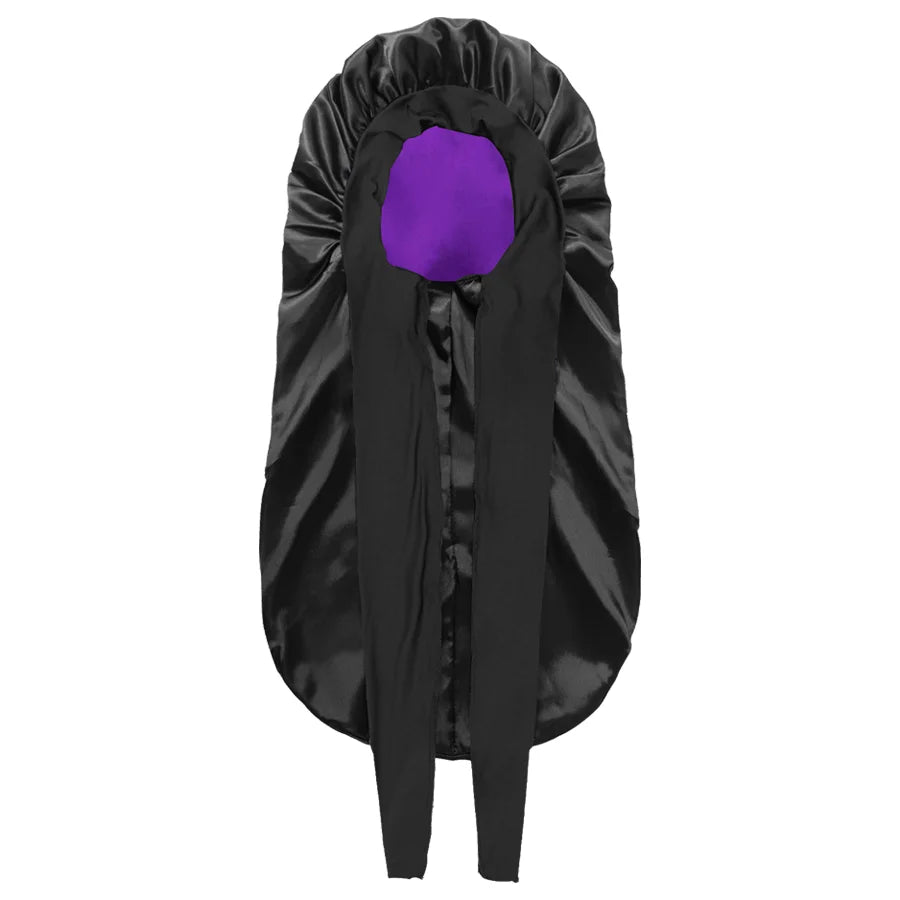 Extra Large Hair Long Silk Bonnet