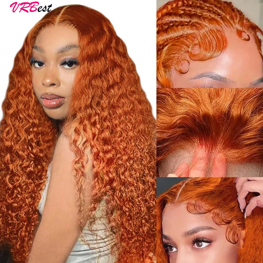 Ginger Orange Colored Water Wave