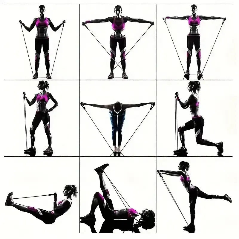 11pcs TPE Resistance Band Set