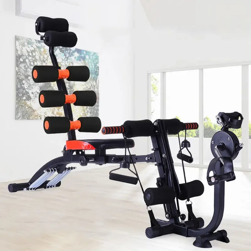 fitness machine with foot pedals