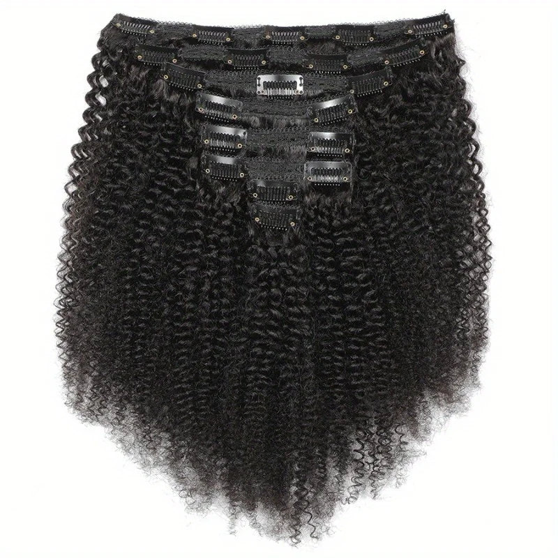 Afro Kinky Curly Clip In Human hair