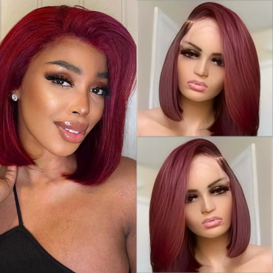 99j Bob Wig Human Hair