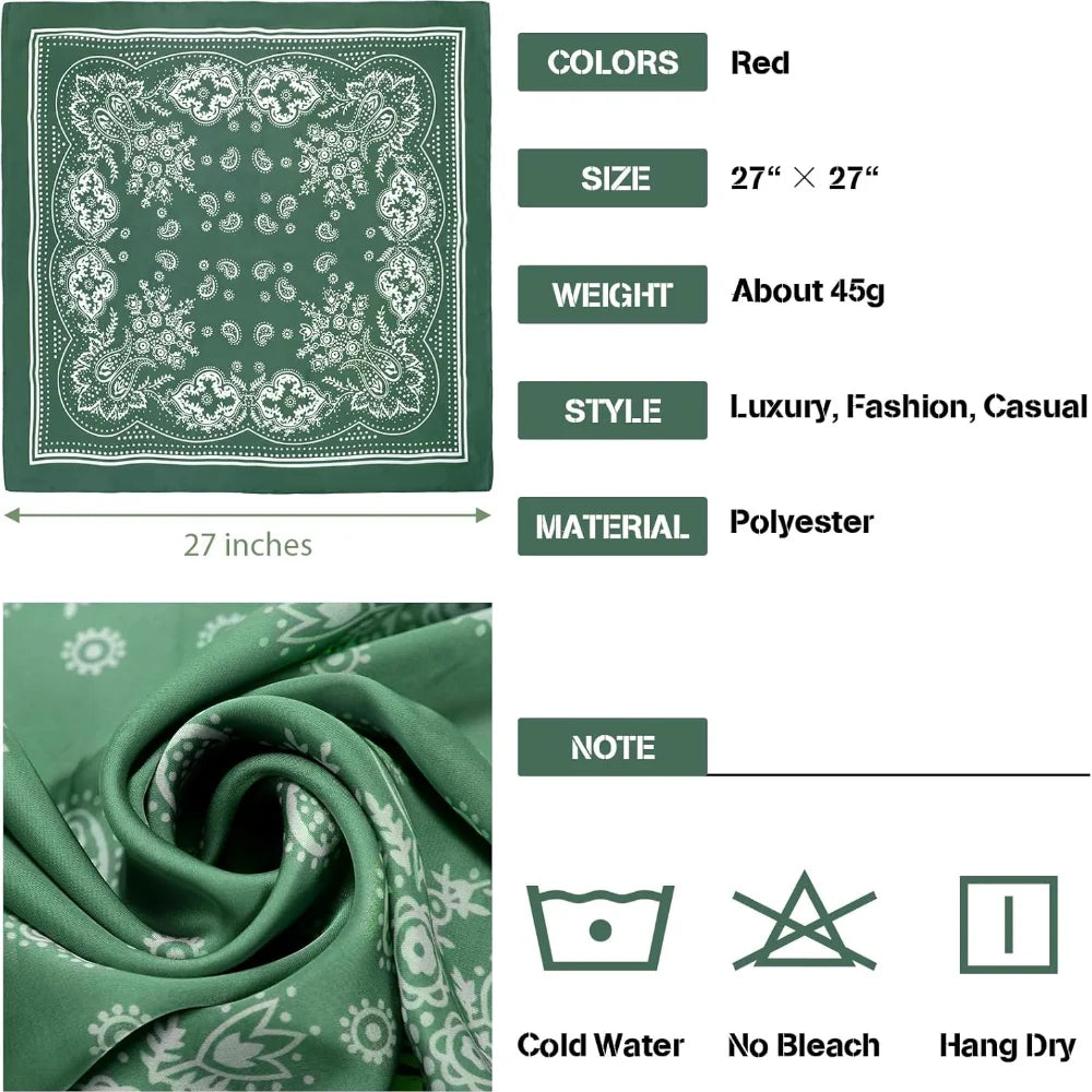Satin scarf