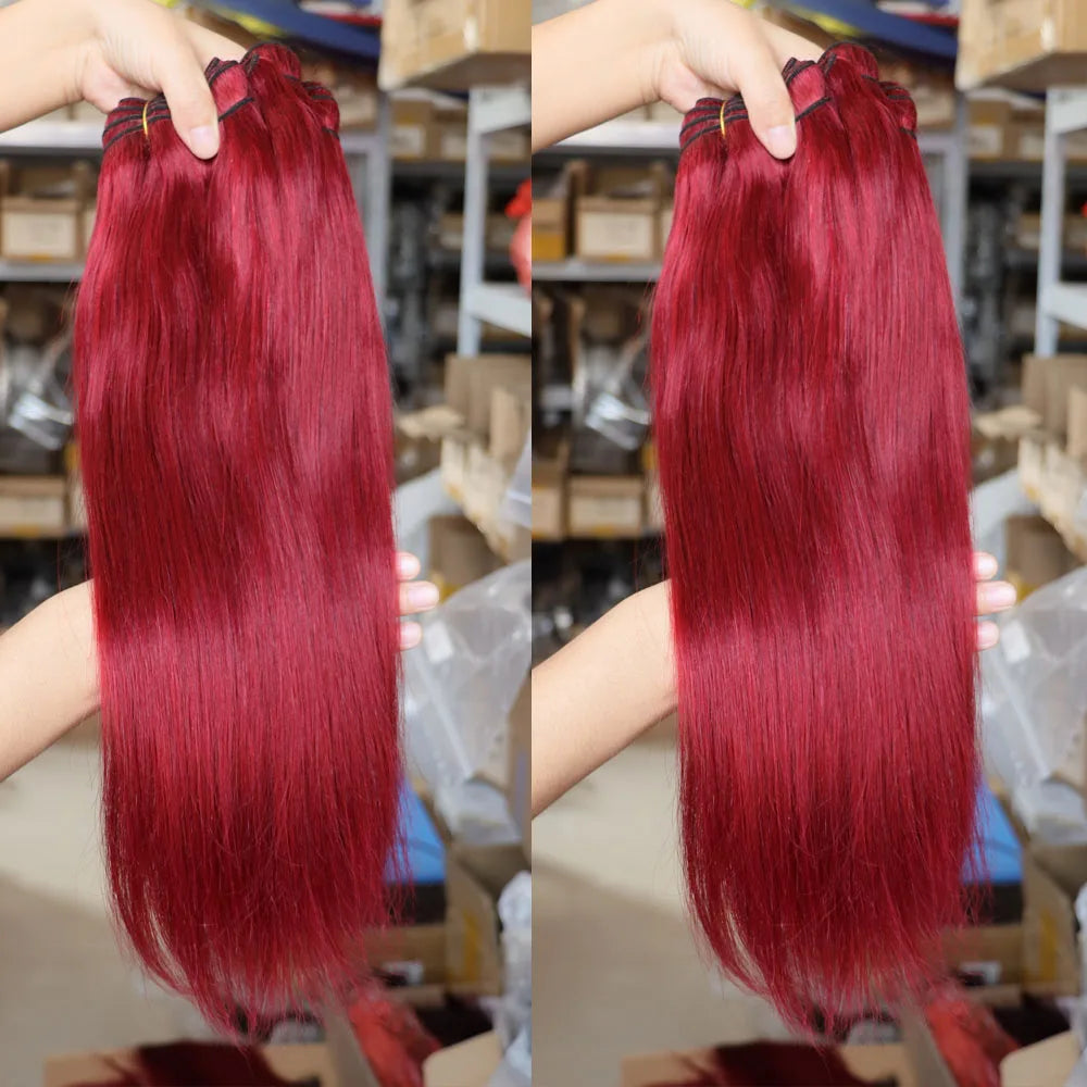 One Bundle Red Ombre