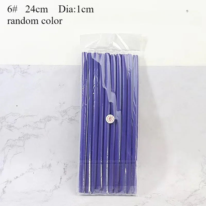10pcs Flexible Hair Curling Rods