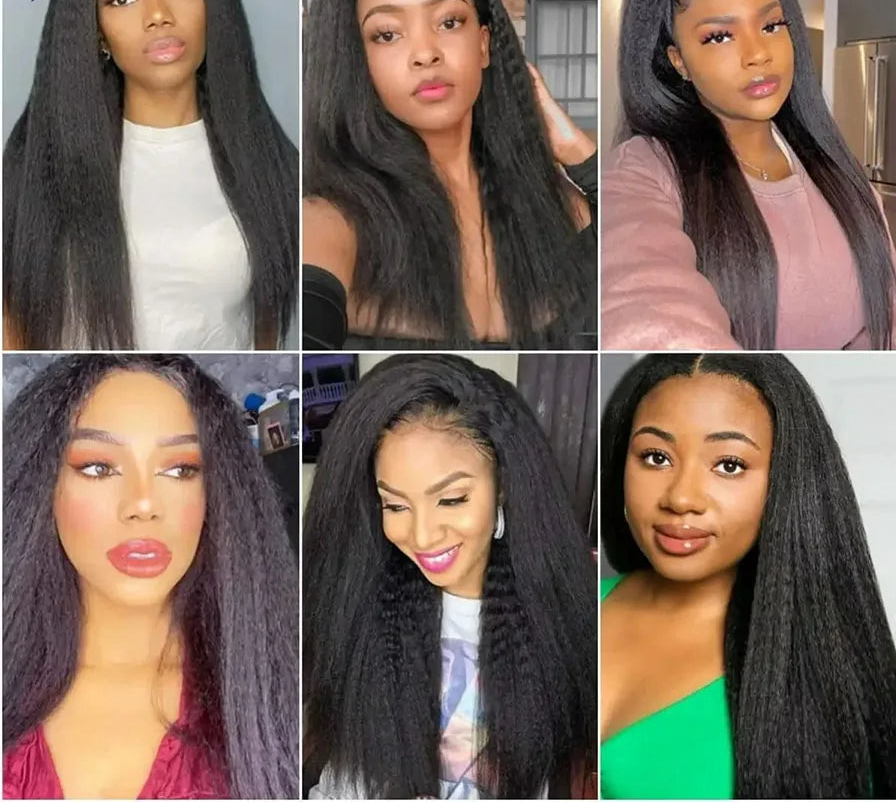 Kinky Straight Human Hair Bundles