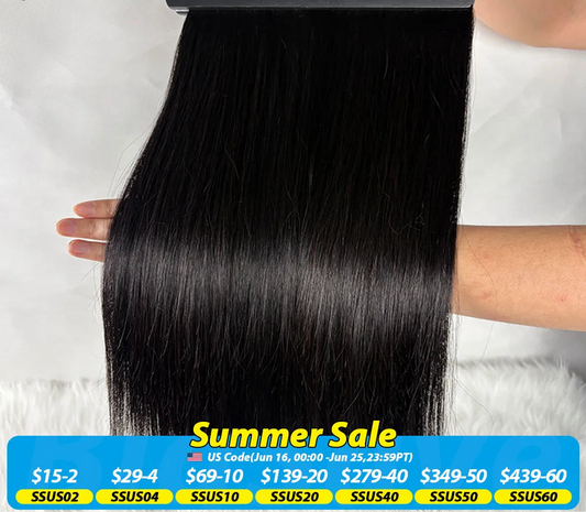 Human Hair Straight black Bundles