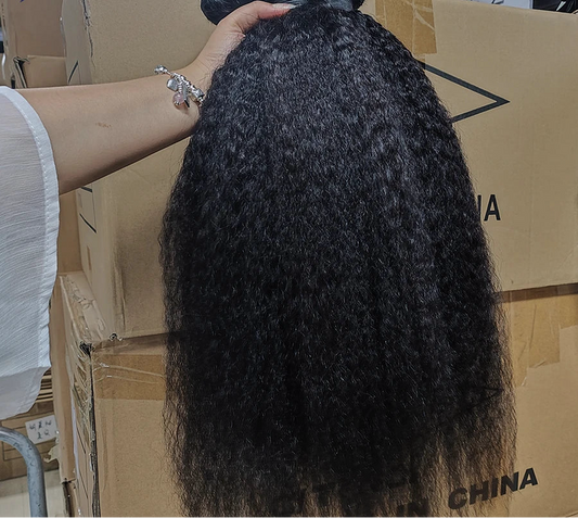 Kinky Straight Human Hair Bundles