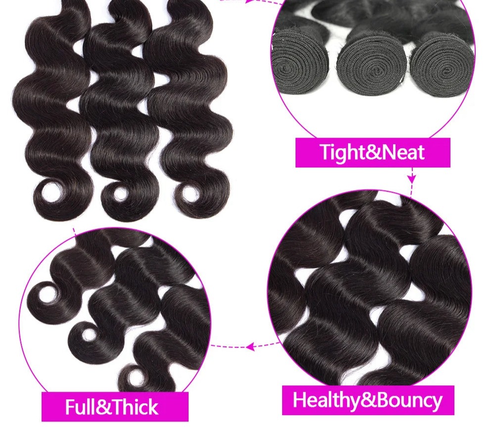 Body Wave Human Hair Bundles
