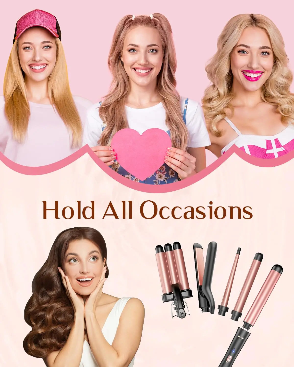 Curling Iron Wand Set