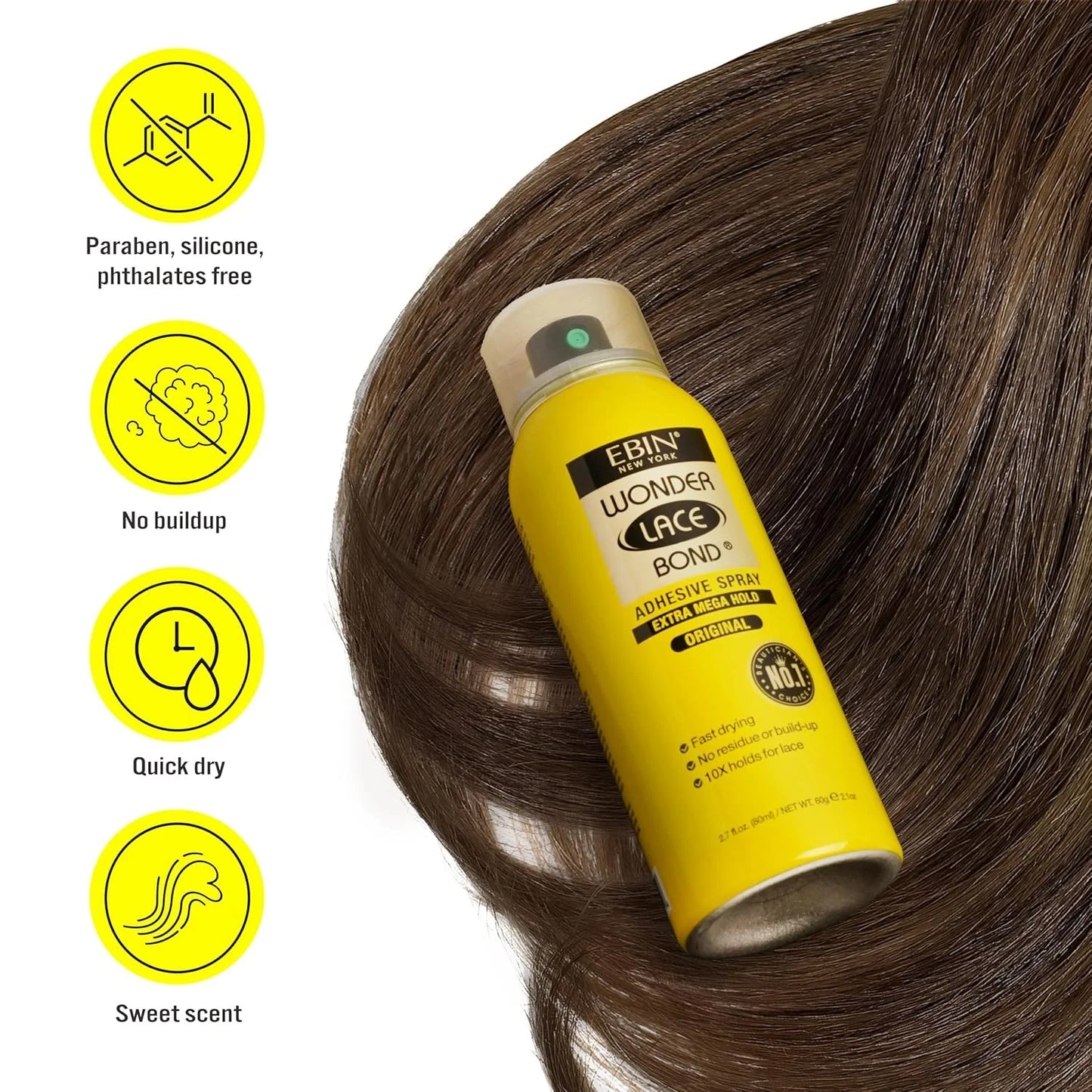 Lace Bond Adhesive Melting Spray Extra Mega Hold