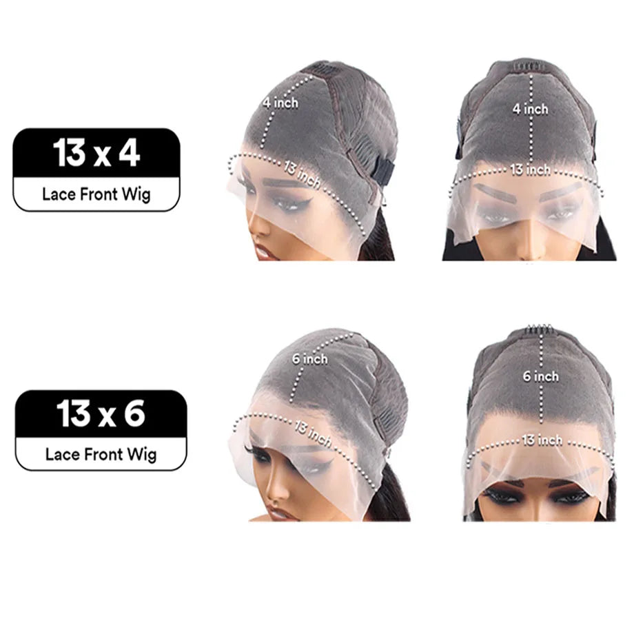 Orange Ginger Lace Frontal Human Hair Body Wave