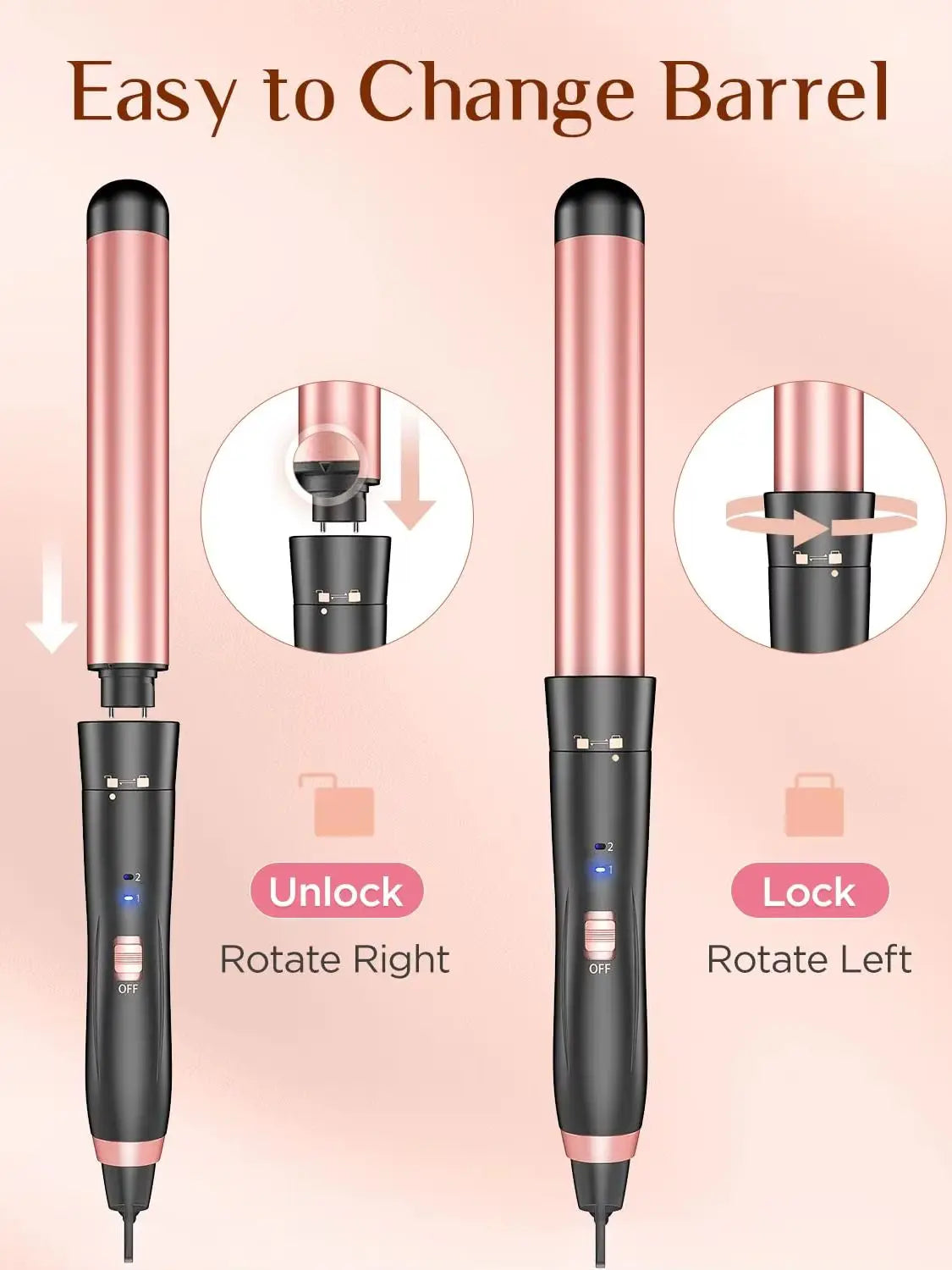 Curling Iron Wand Set