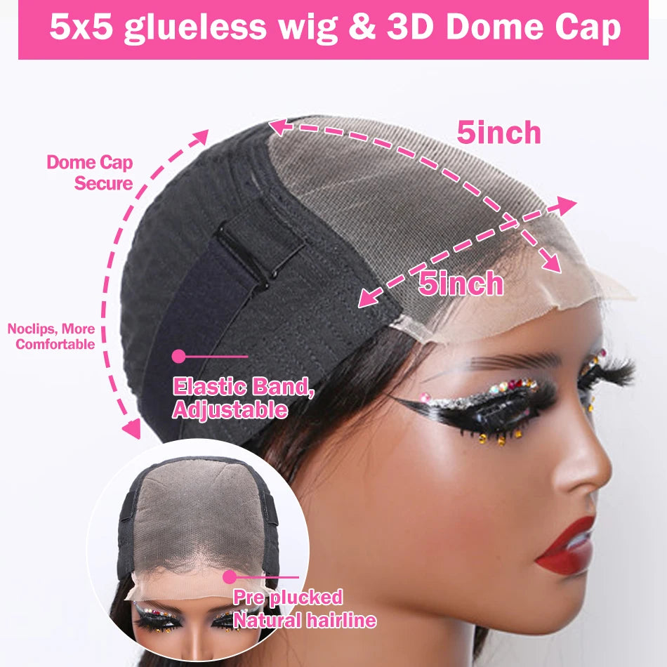 Straight Frontal human Hair