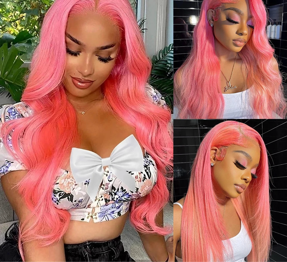 Pink wavy bundle