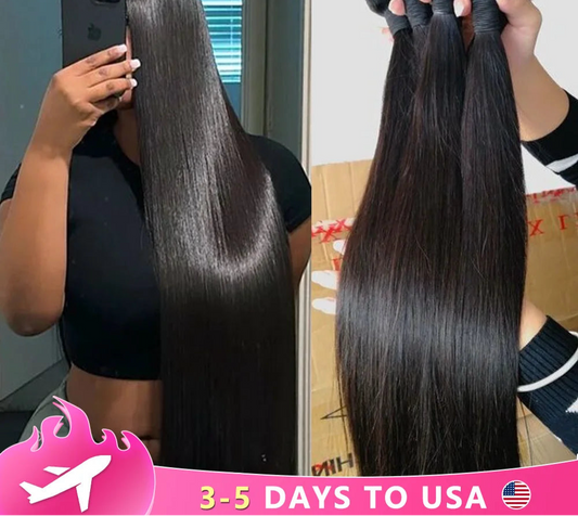 Straight human hair Bundle