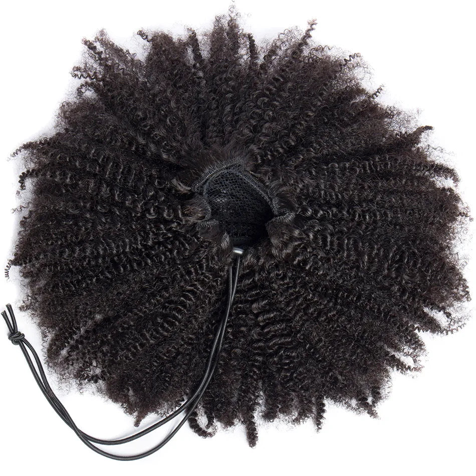 Afro Kinky Curly Drawstring Ponytail