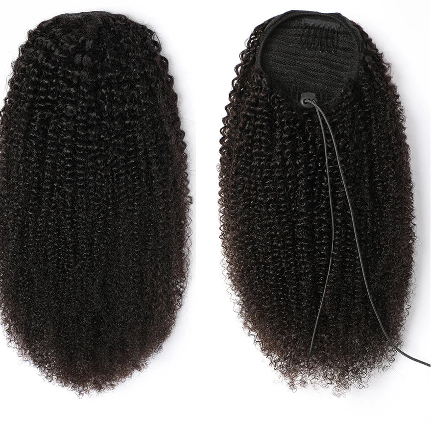Afro Kinky Curly Drawstring Ponytail