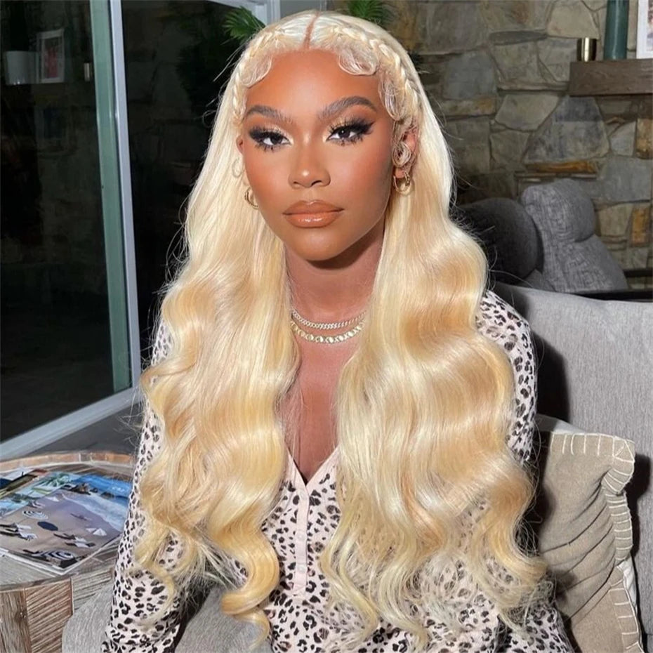 Teal Ocean Blue Lace Front Wig Human