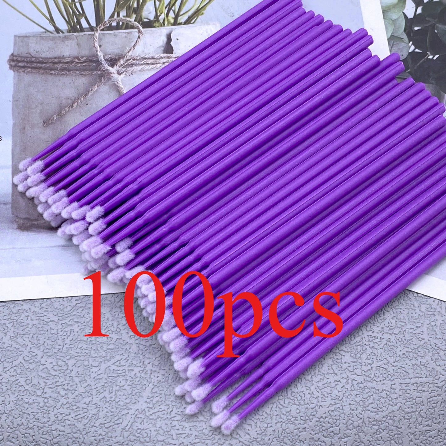 100/500pcs Eyelash Cleaning Brush