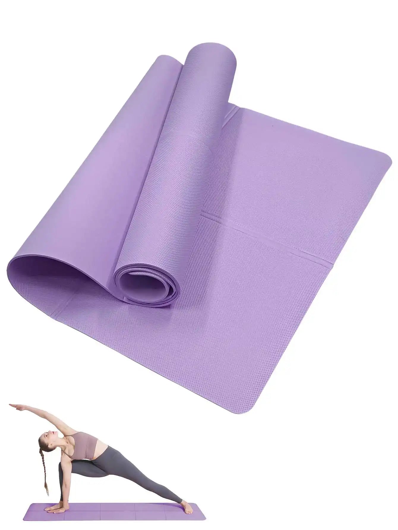Yoga Mat Pilates Fitness Mat 3/4/6mm