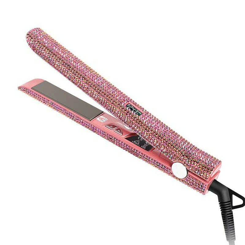 Flat Iron 1 inch Rhinestone