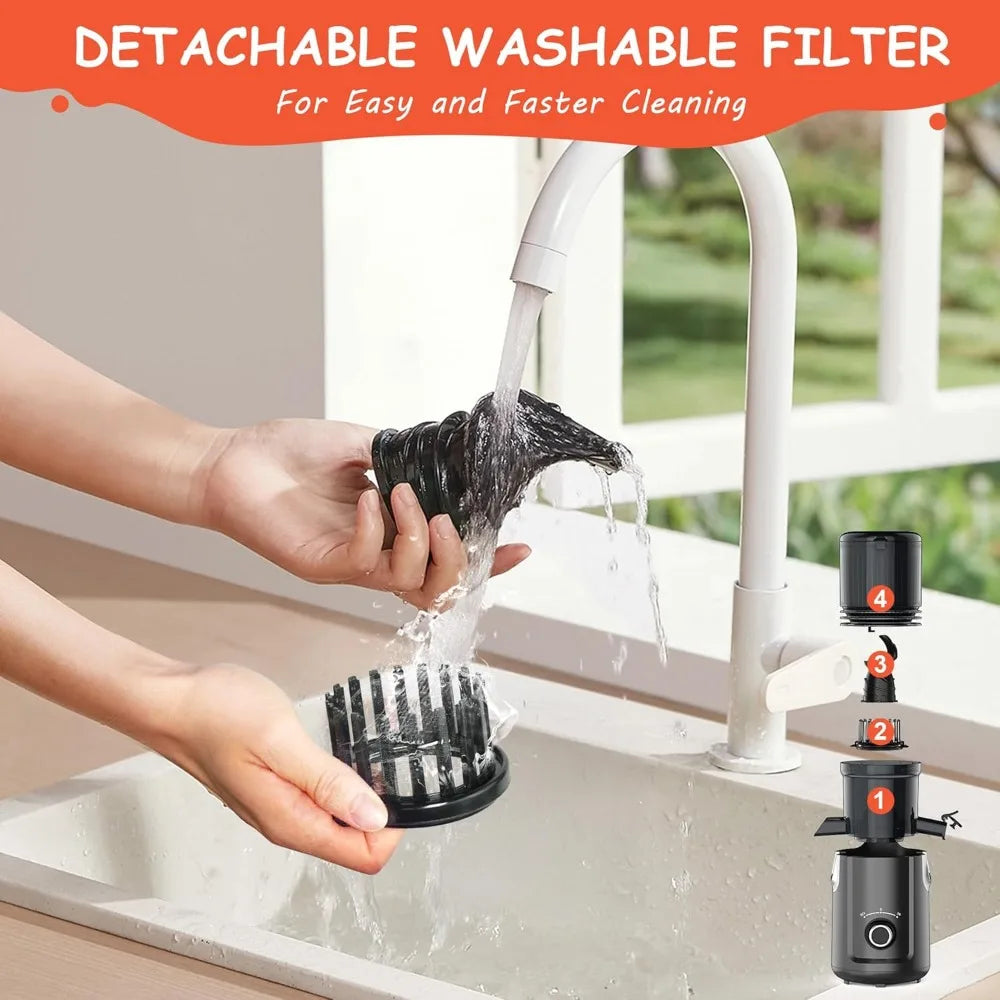 5.3-Inch Cold Press Juicer