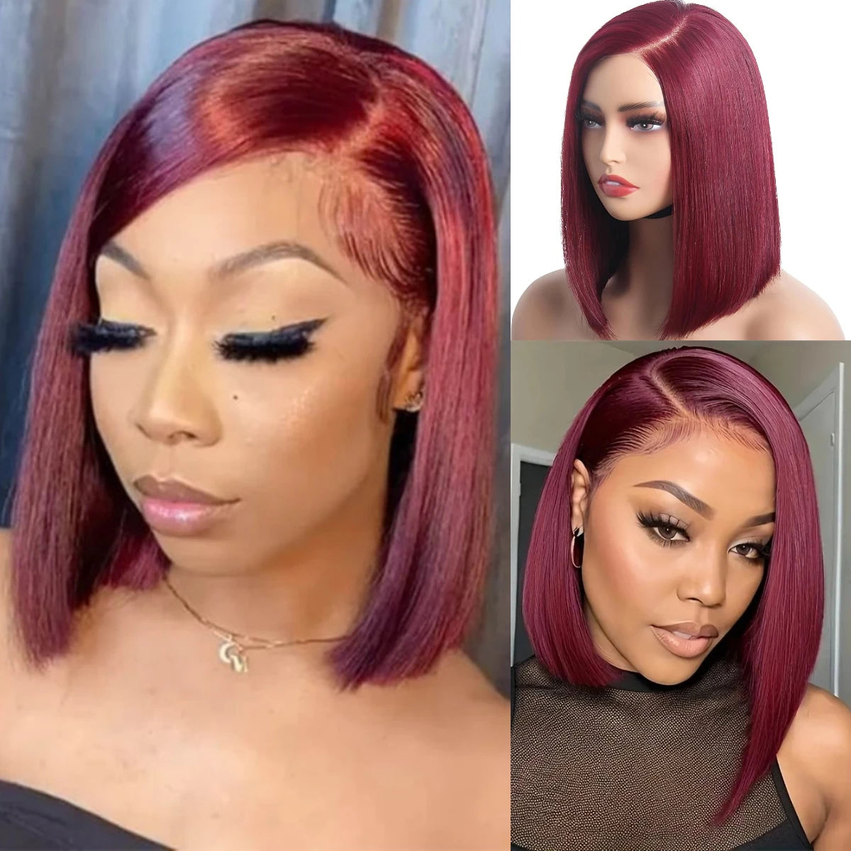 99j Bob Wig Human Hair