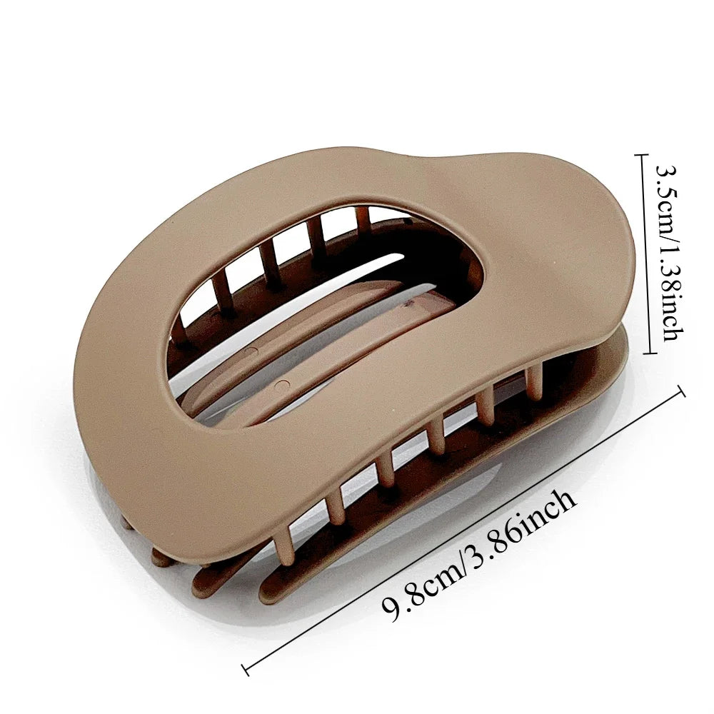 Oval Hair Claw Clip